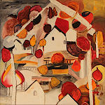 Bild: Haus in Haus 1 - Künstlerin Andrea Sander (Kunstmalerin)