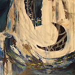 Bild: Mond - Künstlerin Andrea Sander (Kunstmalerin)